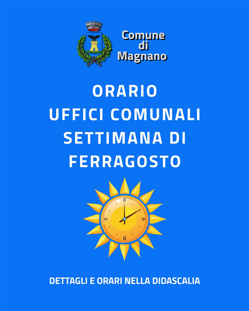 Chiusura uffici comunali